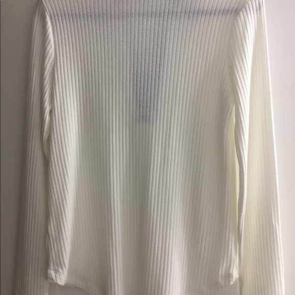 Splendid Sylvie Rib Long Sleeve Scoop Polo NWT - Picture 3 of 6